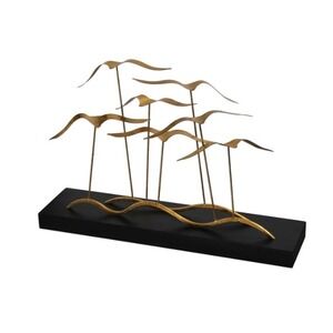 Uttermost Flock of Seagulls Metallic Sculpture